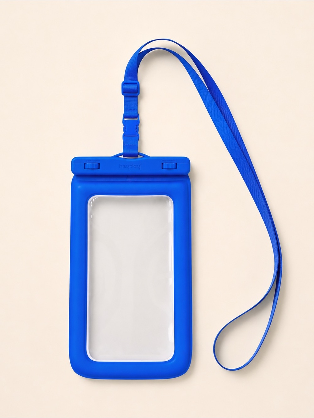 heyday Waterproof Tech Phone Pouch Blue Lanyard Fits Up to 6.7”